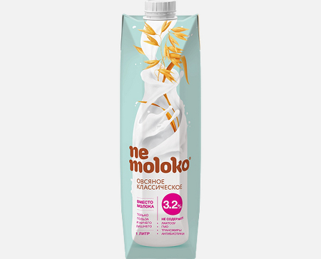 Nemoloko овсяное классическое 3,2% 1,0л ТП